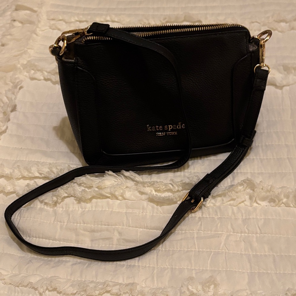 Kate Spade Elegant Black Crossbody Bag